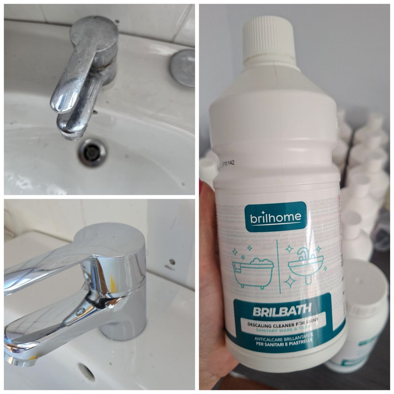 BRILBATH - purškiamas kalkių nuosėdų valiklis. 750ml