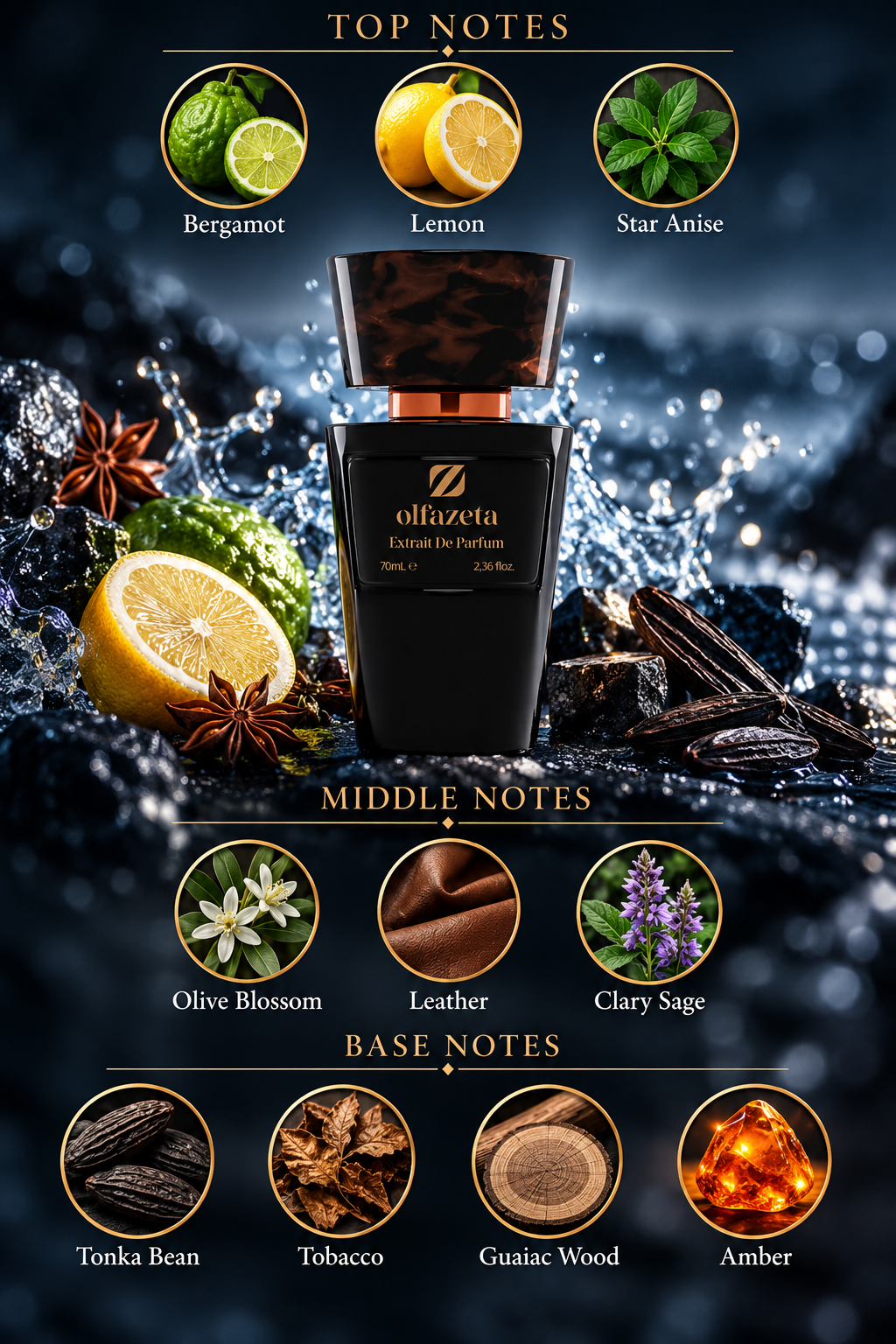 Noir – Men's Perfume 70 ml | 30% Essence