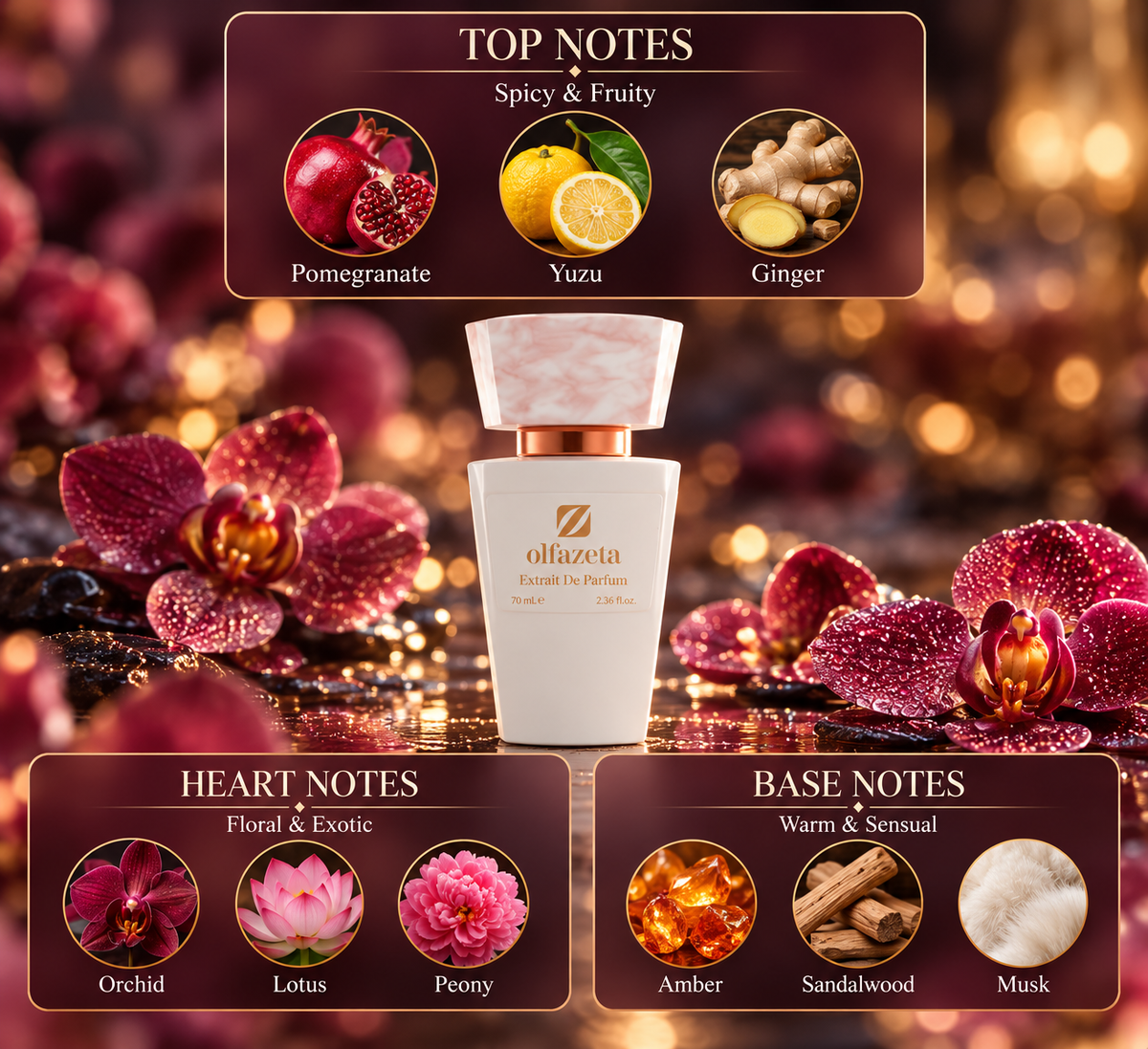 Night Gem - Women's Perfume 70ml | 30% Essence.