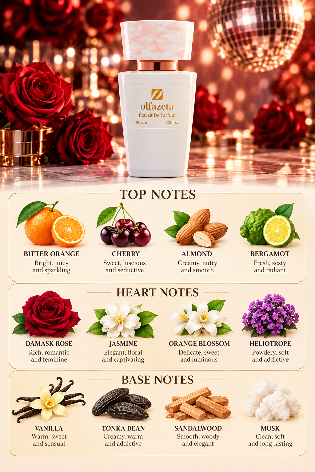 Midnight Temptation - Perfume for Her 70 ml | With 30% Essence