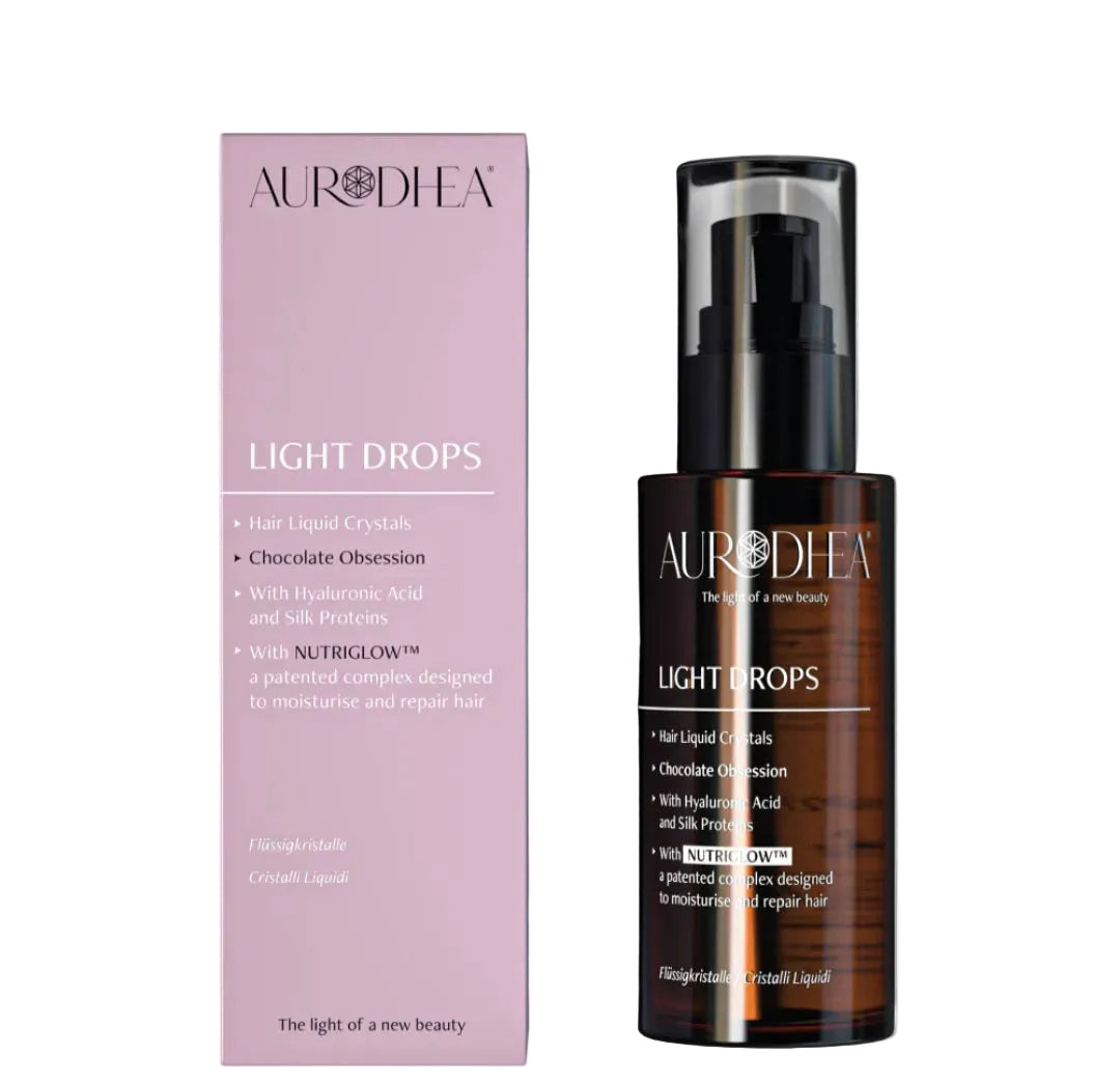 LIGHT DROPS plaukų skystieji kristalai Šokolado - 50ml