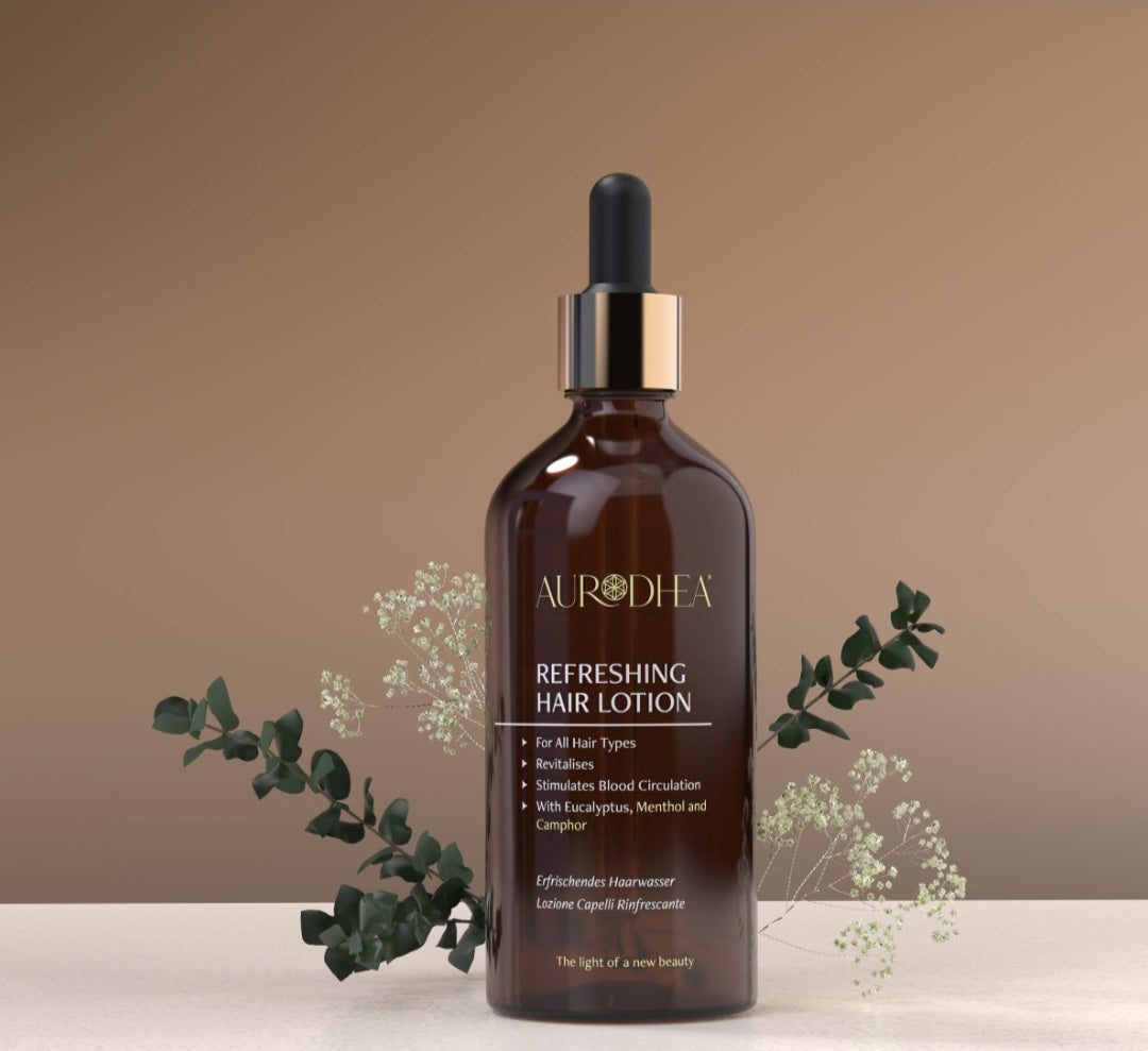 Gaivinantis plaukų losjonas su mentoliu ir kamparu 100ml.