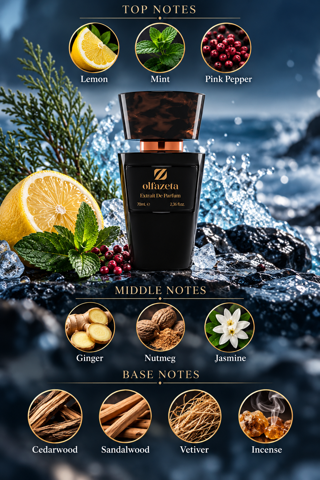 Abyss – Men's Perfume 70 ml | 30% Essence