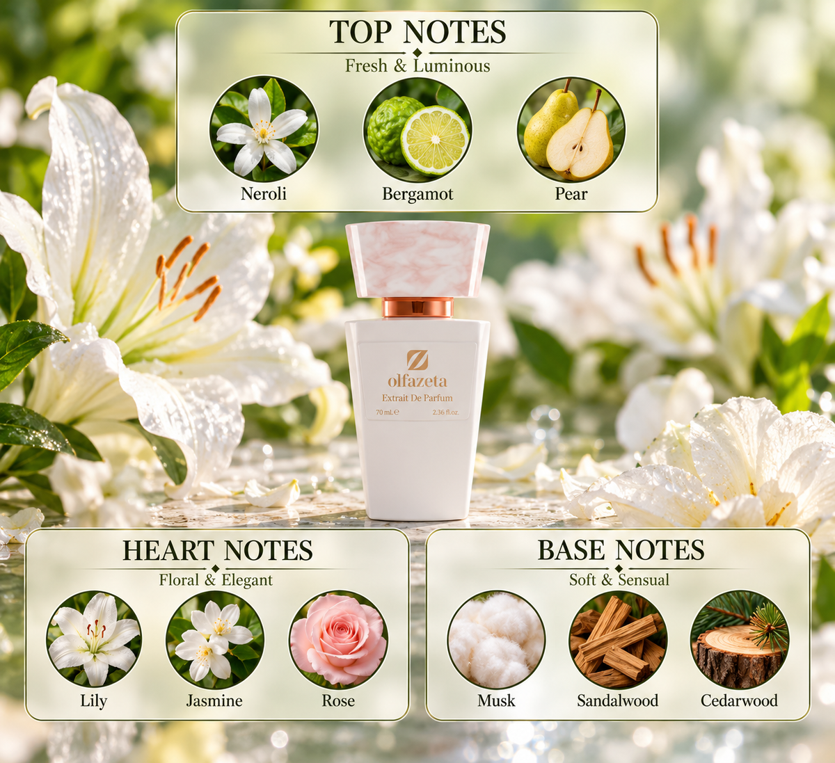 Pure Blossom - Women's Perfume 70ml | 30% Essence