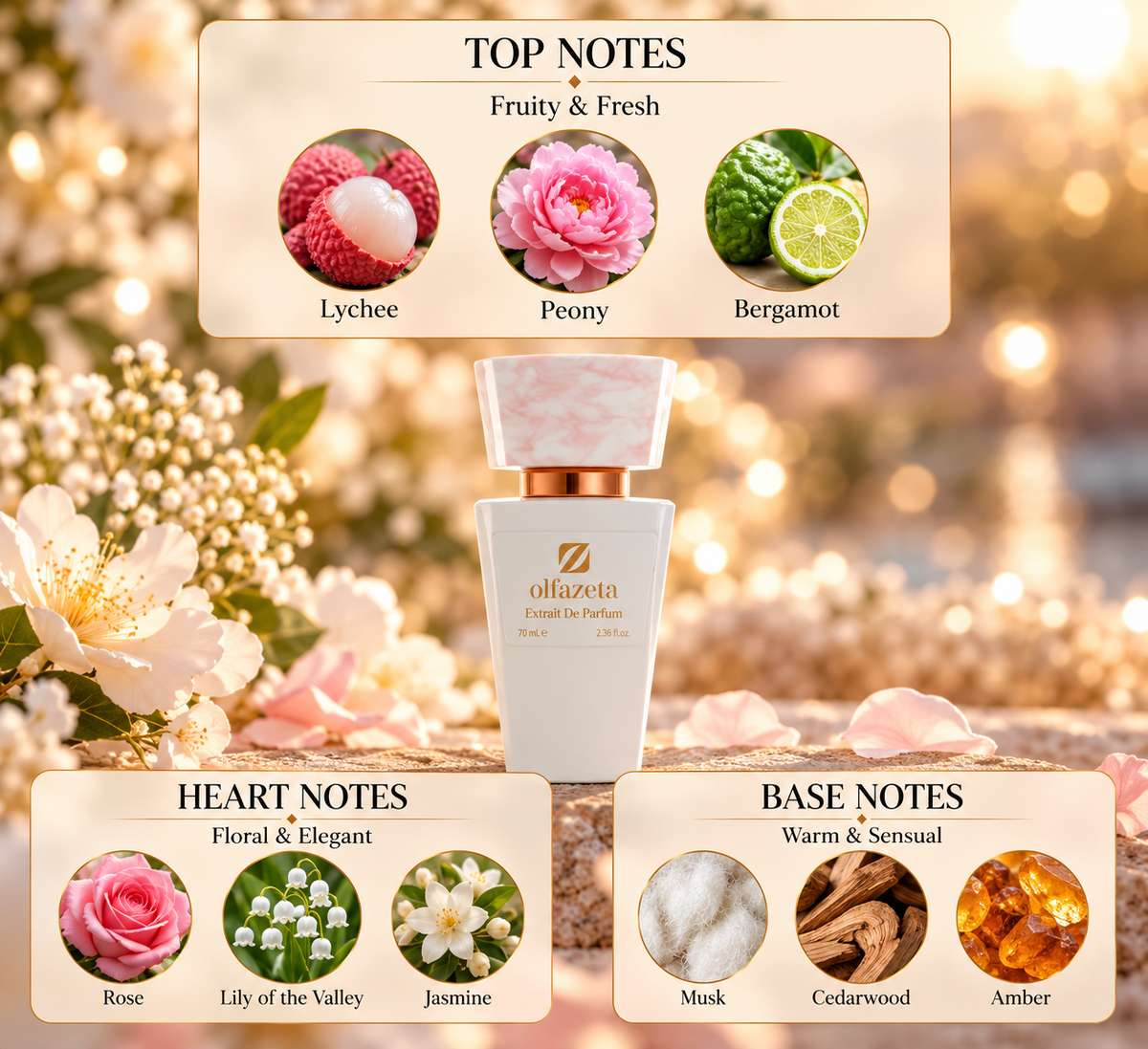 Liaison Rose - Women's Perfume 70ml | 30% Essence