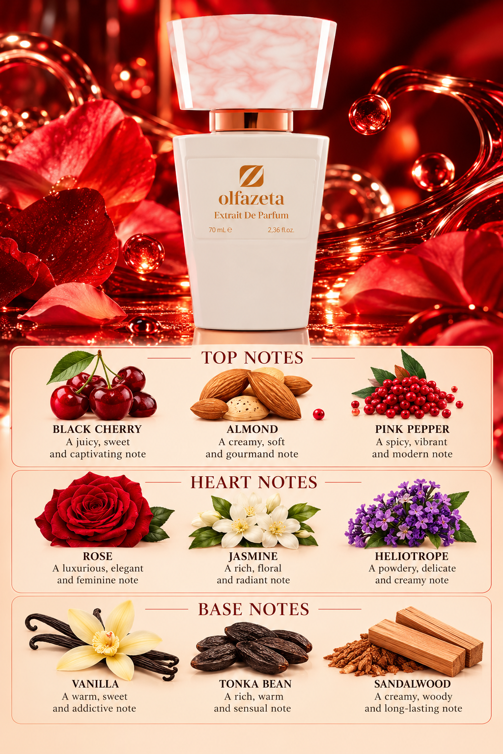 Bold Desire – Women's Perfume 70ml | 30% Essence
