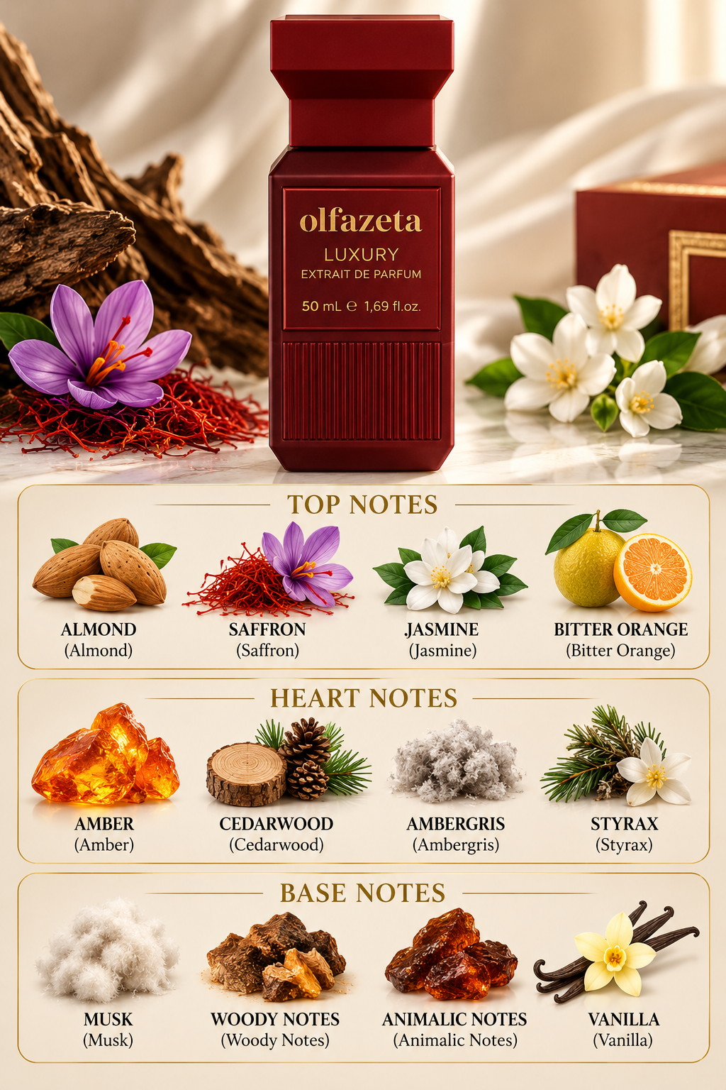 Luxury Oriental – Unisex Perfume 50 ml | 30% Essence