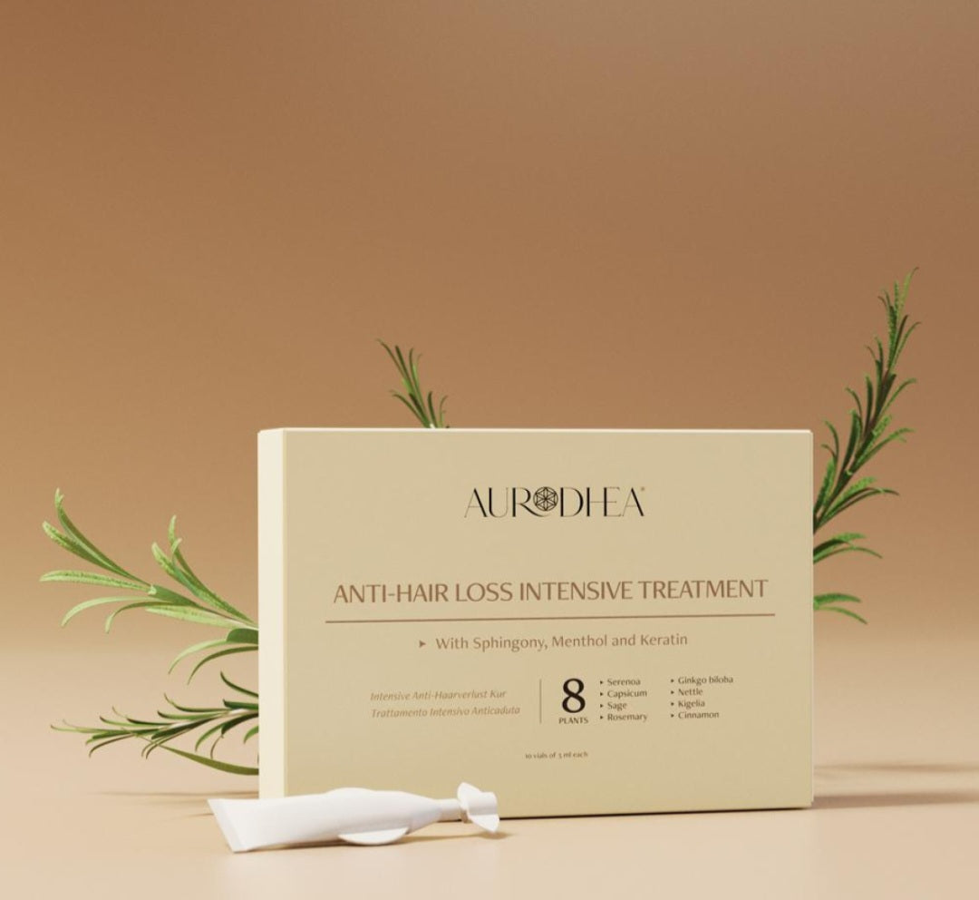 Intensyvi priemonė nuo plaukų slėnimo